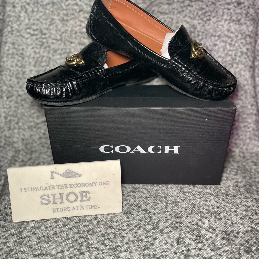 Coach Patent Leather Loafer. Size 10 w/ box. Like New (worn 3x).